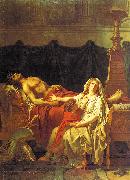 Jacques-Louis David Andromache Mourning Hector oil painting artist